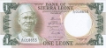 Sierra Leone 1 Leone, 4. 8.1984